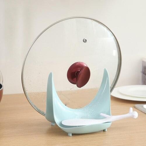 Organizer Rack Multifunction Saving Space PP Plastic Pot Pan Cover Shell for Kitchen