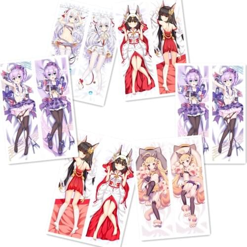 Mxdfafa Japan Anime Azur Lane Dakimakura Case Cartoon Hugging Body Pillow Cover Otaku Decorative Pillowcases Manga Pillow Shame