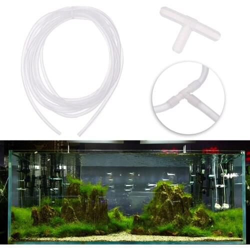 A set of standard size non-toxic flexible transparent material aviation tube aquarium air pump accessories