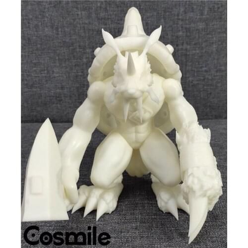 Original 3D Printing Digimon Adventure Zudomon Resin Figure Toys Unpainted Model Royal Knight Desk Decor Display Custom-Made
