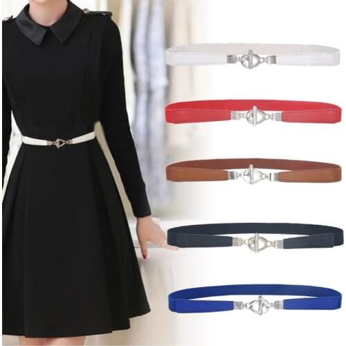 Thin Belt WomenS 2021 Hot Sale Fashionable And Charming Narrow Waist Decoration Dress Elasticated Thin Belt /Belt Trendy