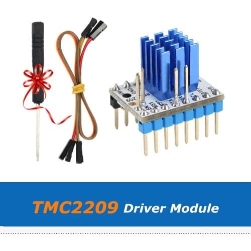 1pc 3D Printer Parts SPI TMC2209 V2.1 Stepping Motor Driver Stepsticks Mute Driver 256 Microsteps Current 2.8A Peak VS TMC2208