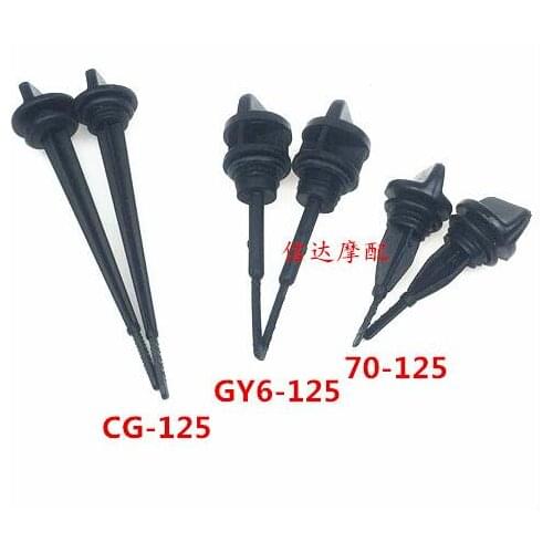 2pcs plastic Motorcycle oil dipstick JH70 GY6 CG125 oil level gauge