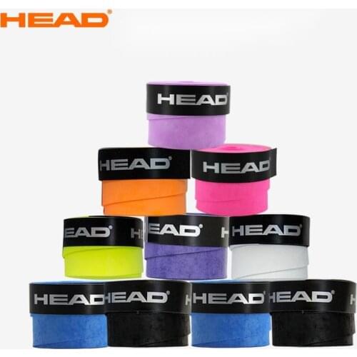 20Pcs Original HEAD Tennis Racket Tennis Overgrip Padel Tennis Grip PU Anti-skid Sweat Band Absorbed Taps Tenis Racquet Damper