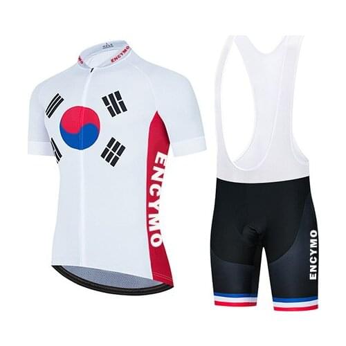 2021 Korea Team Cycling Jersey Customized Road Mountain Race Top Cycling Clothing bike wear racing clothes
