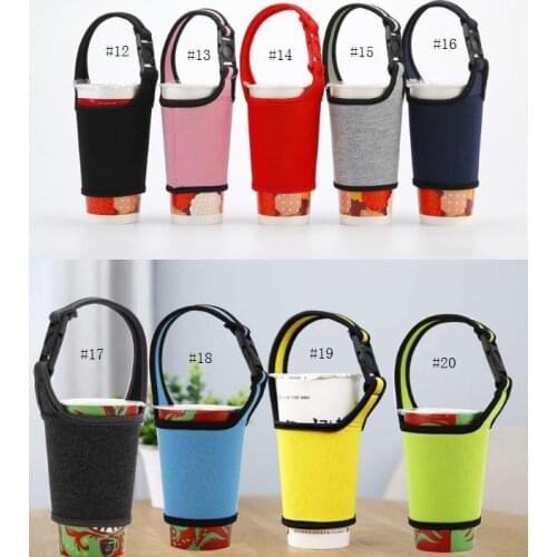 300pcs Bottle Storage Holder Milk Tea Coffee Hand Drinks Cloth Cover With Braces Anti Scald Cup Sleeve Submersible MaterialSN207