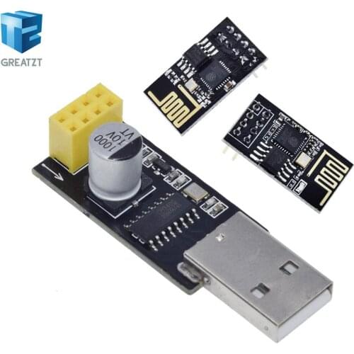 ESP01 Programmer Adapter UART GPIO0 ESP-01 Adaptater ESP8266 CH340G USB to ESP8266 Serial Wireless Wifi Developent Board Module