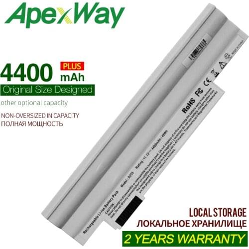ApexWay AO722 AL10A31Laptop battery for Acer Aspire One 722 D257 D257E AL10G31 Netbook D260 D270 Happy Chrome AC700 AL10B31