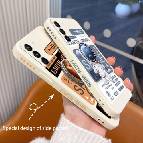 Mars Expedition Phone Case For Samsung Galaxy S21 S20 FE S10 Note 20 10 Ultra Plus A72 A52 A42 A32 A71 A51 A41 A31 A21S Cover