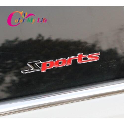 Color My Life Car Sport Sticker Sports Stickers for Toyota Chr Cruze Acura Mazda Cx5 Outlander Lexus Mazda 3 6 Infiniti G37