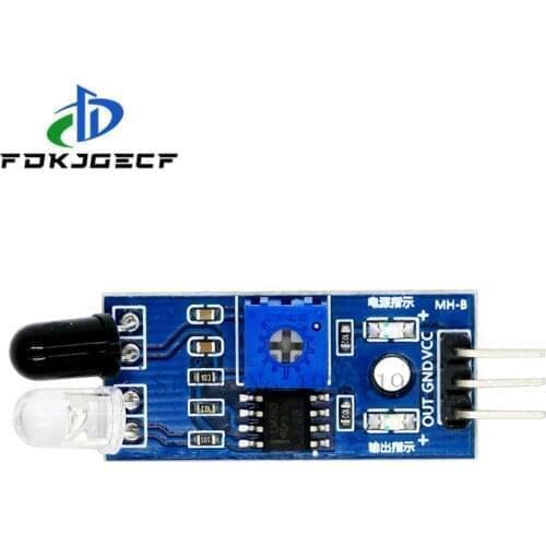 IR Infrared Obstacle Avoidance Sensor Module for Arduino Smart Car Robot 3-wire Reflective Photoelectric