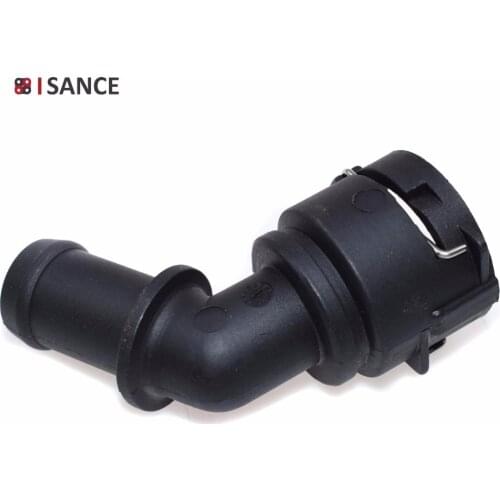 ISANCE HVAC Heater Cooling Hose Connector 1J0122291D For VW Beetle Golf Jetta Passat Bora 1998 1999 2000 2001 2002 2003-2013