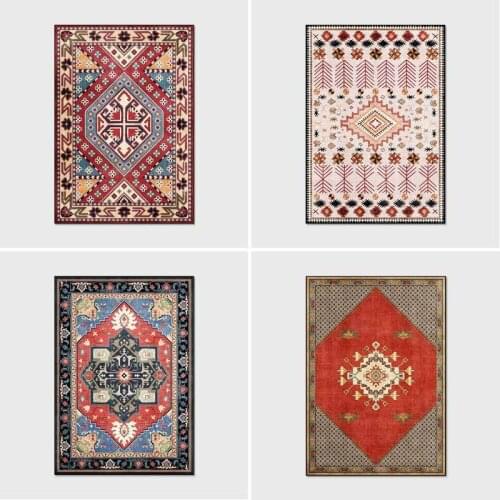 Classic Bohemia Retro Carpets for Living Room Bedroom Area Rug Non-Slip Soft Study Mat Boho Family Decoration Big alfombra tapis