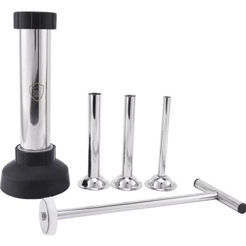 Stainless Steel Sausage Stuffer Sausage Filling Machine Syringe Meat Filler Kitchen Tools Manual Sausage Hot Dog Maker