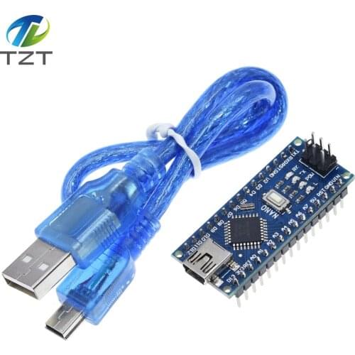 5pcs Nano 3.0 controller compatible with nano CH340 USB driver with CABLE NANO V3.0 for Arduino