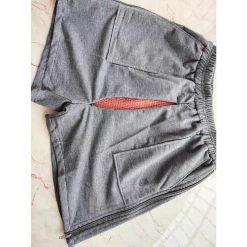 New Side Zipper Wide Leg Pants Appeal Convenient Female Summer Cotton High Waist Show Thin Leisure Pants Loose Straight