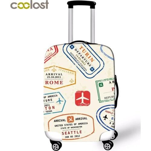 New 18''-32'' Travel Suitcase Cover Women Girls Cute Pattern High Elastic Luggage Protective Covers Dust Proof And Easy Washing