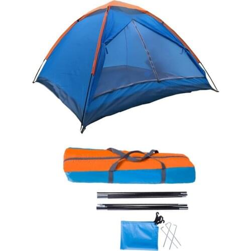 Camping Tent 3-4 Person Family Dome Tent Easy Set Up Camping Accessories Sunshade Canopy Hiking Beach Umbrella Tourist Tent