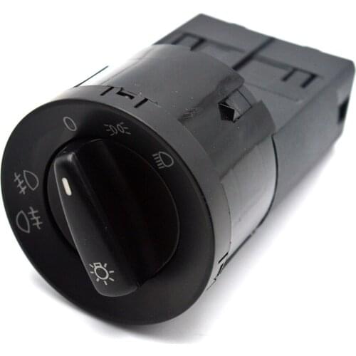 1C0 941 531 A 1C0941531 Headlight Control Switch Fog Light Knob for VW Bora Golf 4 1998-2005 Passat B5 Sharan Lupo Polo Beetle