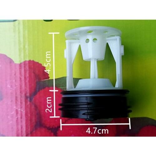 Applicable to the Midea drum washing machine MG60-1203E (S) drain pump filter filter drain cover