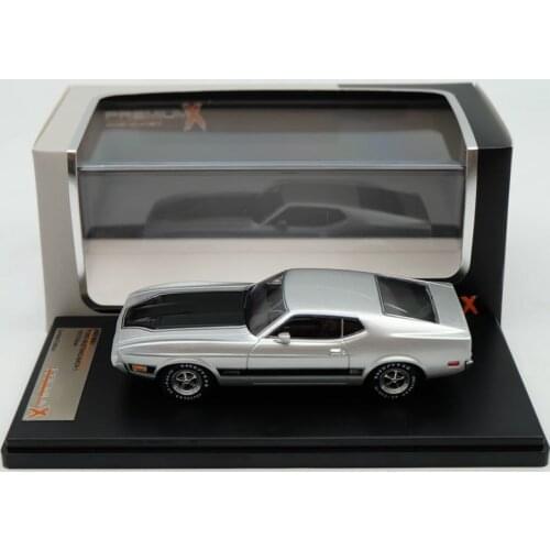 Premium X 1:43 For Ford Mustang Mach 1 1973 Silver PRD398J Limited Edition Collection Auto Models Toys Car