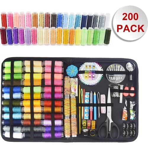 Sewing Kits 200 Premium Sewing Supplies Premium Sewing Accessories for Traveller Beginner Emergency DIY and Home