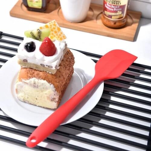 Silicone Cream Butter Cake Spatula Mixing Batter Scraper Brush Butter Cake Brushes Baking Kitchen Tools Cake Decorating Tools