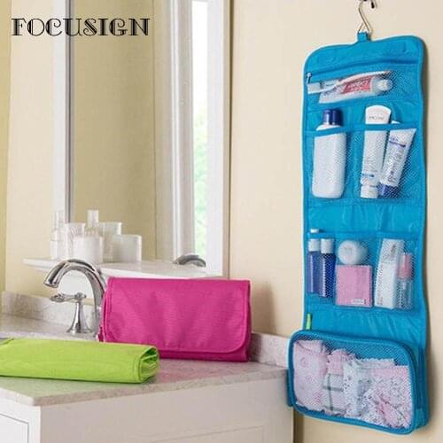 New Travel Toiletry Pouch Folding Hanging Wash Makeup Storage Bag Multifunction Universal bag Portable Organizer Travel Bag