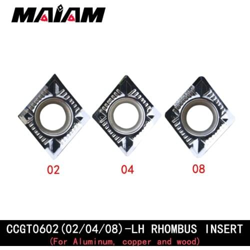CCMT Turning tool CCGT0602 02 04 08 CCGT060208 CCGT060204 CCGT060202 insert and SCLC tool rod for Aluminum, copper and wood