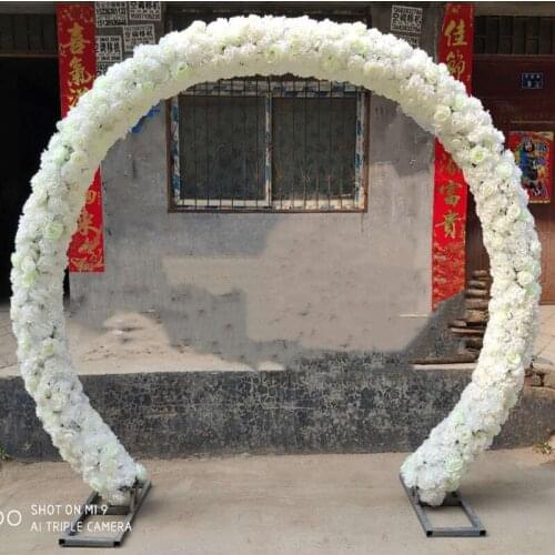 New Arrival Wedding Centerpieces Arch Flower with Iron Frame Sets for Party Event Opening Ceremony Festive Suppliles