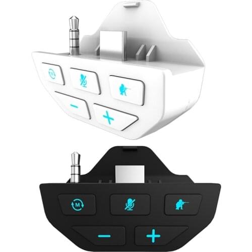 Controller Handle Sound Enhancer Stereo Headset Adapter Headphone Converter for -Xbox One Wireless Gamepad