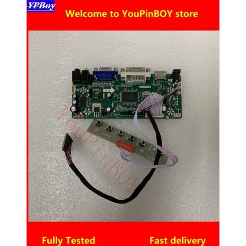 YouPin Control Board Monitor Kit for B156XTN02.0 N156BGE-L21 N156B6-L0B HDMI + DVI + VGA LCD LED screen Controller Board Driver