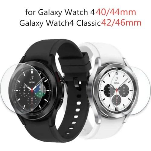 Tempered Glass Film For Samsung Galaxy Watch4 Classic 42/46mm Smart Watch Screen Protective Cover For Galaxy Watch 4 40/44mm