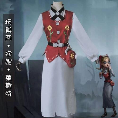 Game Identity V Toyman Anne Lester Cosplay Costume New Survivors Lovely Uniform Dress Halloween Carnival Party Outfit for Women