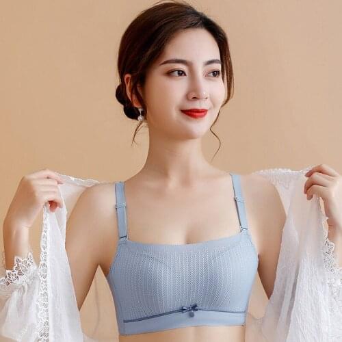 Wasteheart Sexy New Women Fashion Black Pink Lace Padded Bras Push Up Wireless Bras Bralette Cup A B Underwear Female Bras