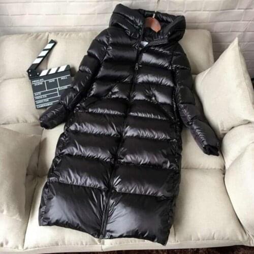 90% White Duck Down Jacket Women Thick Long Winter Coat Women Hooded Korean Female Puffer Jacket Doudoune Femme