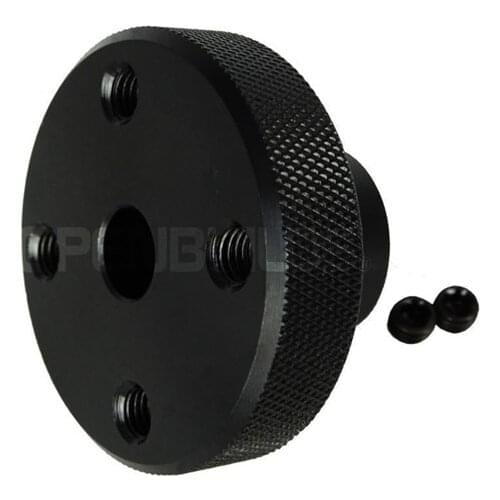 1pcs 1/4'' 5mm/6.35mm/8mm aluminum jog knob hand wheel