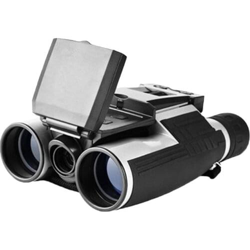 12 x 32 HD Digital Binocular Telescope with 2'' LCD Display Screen VCR Camera Function Hunting Professional Binoculars Hiking