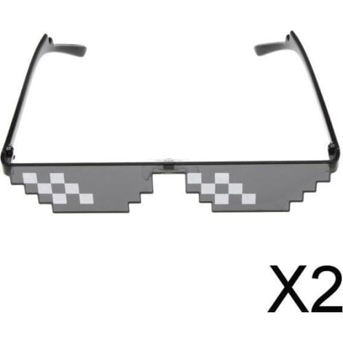 2xNovelty Party Sunglasses Funny Eye Glasses Costumes Photo Props Brimless