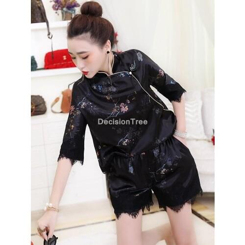 2021 chinese dress cheongsam qipao oriental styled dress chiffon women qipao oriental dress+pants sets elegant party dress