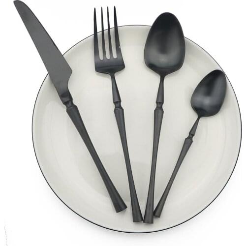4 Western-style 304 waist titanium household western tableware stainless steel steak cutlery set in stock