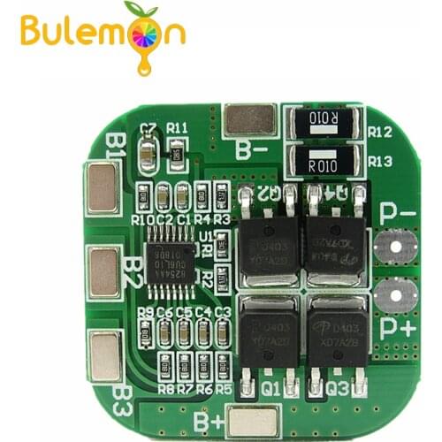 4S 14.8V Lithium Battery Protection Board 18650 16.8V Overcharge Over Discharge Short Circuit Protection 20A Current Limit Prote