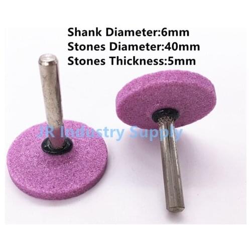 6*5*40mm 10pcs T-shape Mounted Stone For Dremel Rotary tools Grinding Stone Wheel Head dremel accessories