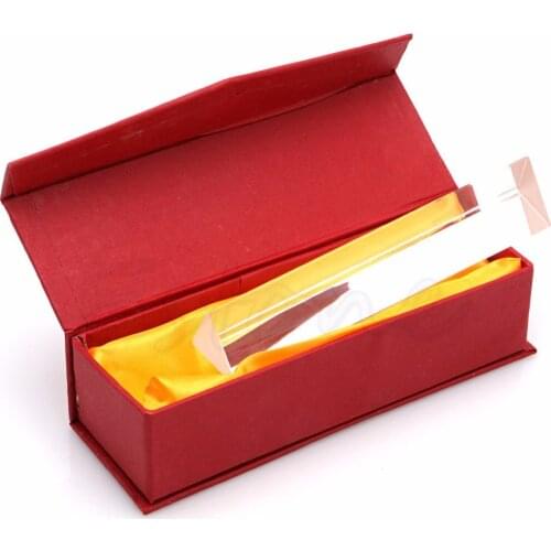 6" Optical Glass Triple Triangular Prism Physics Teaching Light Spectrum 15cm