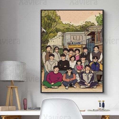 DIY 5D Diamond Painting Hand-Painted Korean Drama Poster Reply 1988 Full Drill Cross Stitch Diamond Appliqu Kit Wall Art Unframe