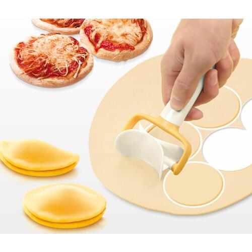 Dumpling Maker Mould Plastic Dough Press Pie Ravioli Cooking Pastry Tools Round Shape Cutter Pie Mold Circle DIY Dumpling Mould