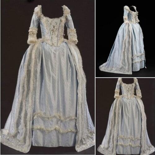 Historical Civil War Southern Belle Gown evening Dress/Victorian Lolita dresses/scarlett dress US6-26 SC-894