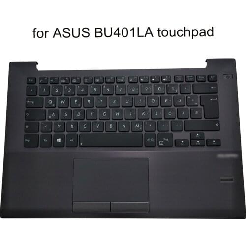 BU401 German keyboard Backlit touchpad keyboards for Asus PRO ADVANCED BU401LA BU401LG computer Palmrest Topcase 90NB02TI R31GE0