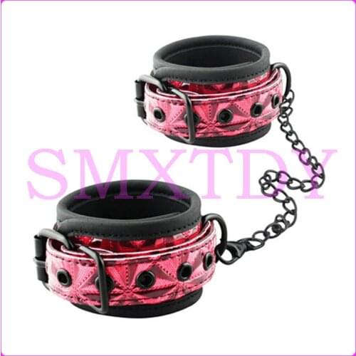 Leather Wrist Restraints Hand Cuffs /Wrist/Ankle Ring Wear For Couples Sex Game,Sex toys,Sex Products