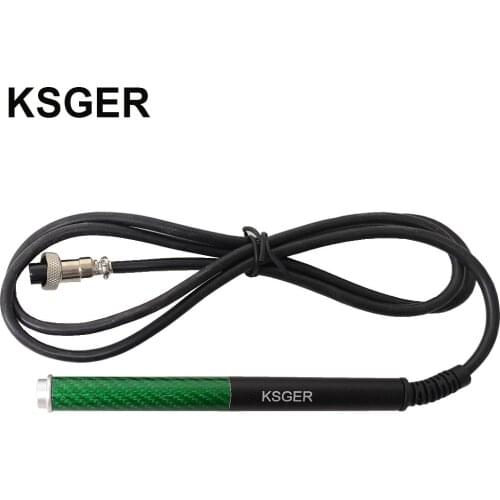 KSGER T12 Aluminum Alloy FX9501 Handle Carbon Fiber For STM32 OLED Soldering Iron Station Pen Welding Tip Electric Tools V2.1S